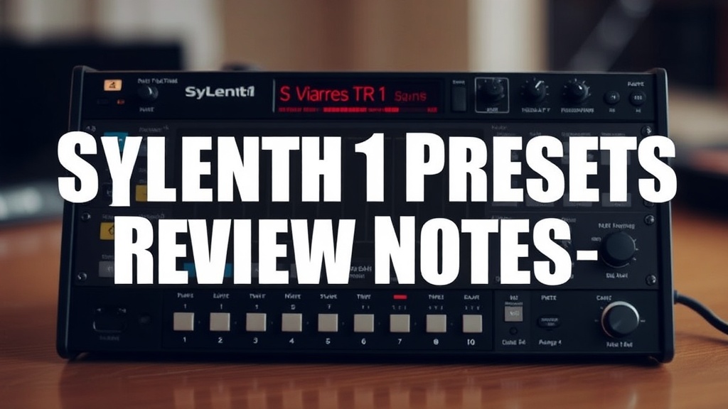 Sylenth1 Presets Review Notes | SoundShockAudio
