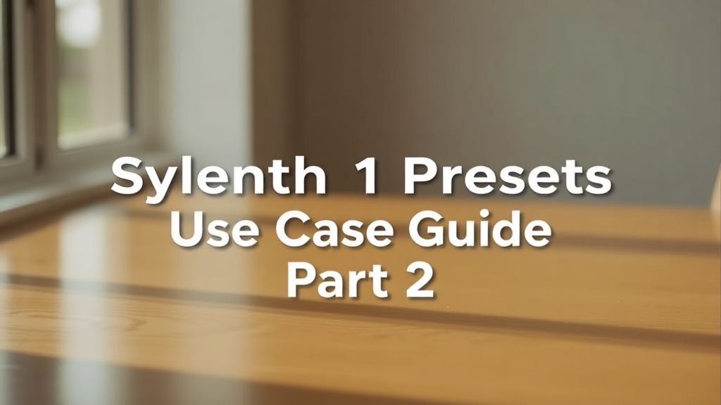 Sylenth1 Presets Use Case Guide Part 2 | SoundShockAudio
